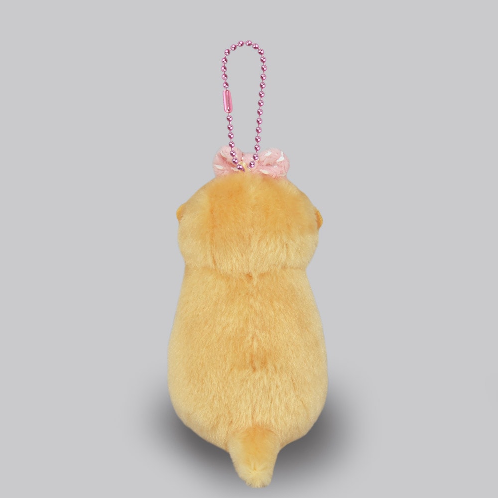 [PRE-ORDER] พวงกุญแจ ตุ๊กตา น้องนาก โบว์สีชมพู นากทะเล Uso-yan Size 11 cm นำเข้าจากญี่ปุ่น カワウソうそやんLMCウソチャン /Kawauso Usoyan LMC Uso-chan:704491