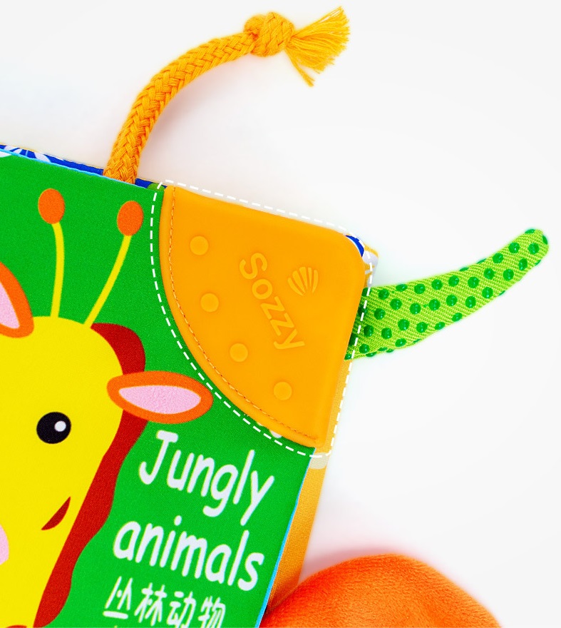พรีออเดอร์ (Pre-order) Sozzy001 หนังสือผ้า สำหรับเด็ก มีหาง หนังสือผ้า ของเล่นเด็กเสริมพัฒนาการ