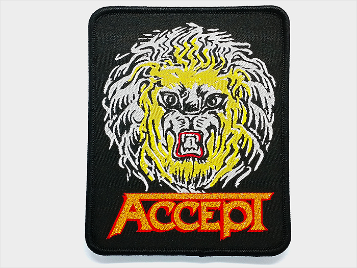ACCEPT 'Lion' Woven Patch