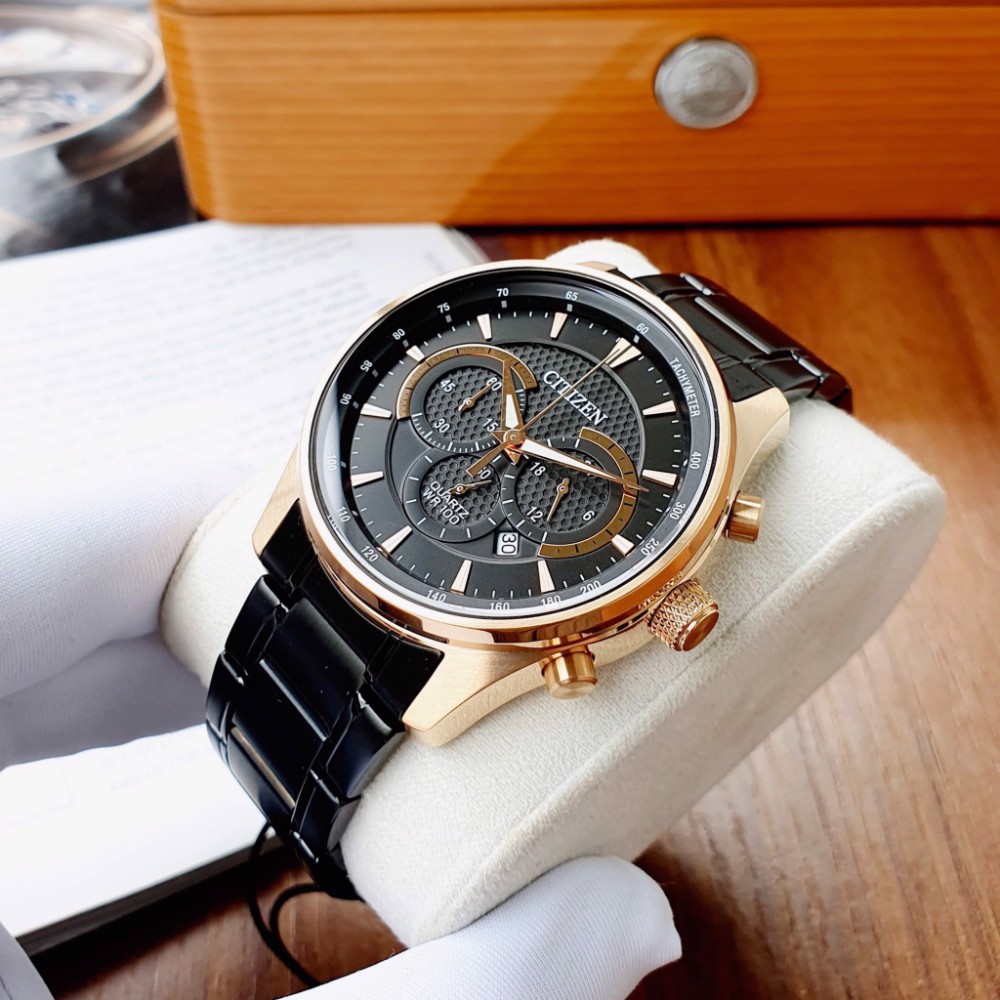 Citizen AN8196-55E นาฬิกาผู้ชาย Chronograph Quartz Men's Watch