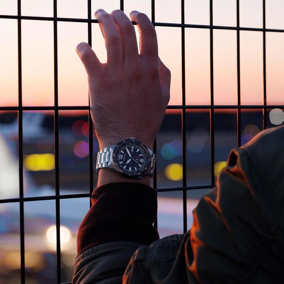 Citizen NB6046-59E นาฬิกาผู้ชาย Automatic Promaster GMT Men's Watch