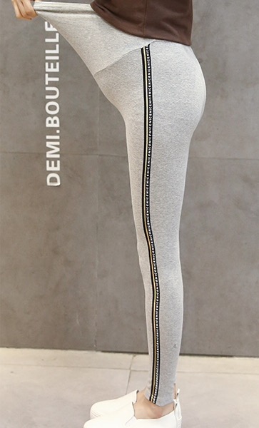 เลคกิ้งคนท้องขายาว ผ้านิ่ม มีแถบด้านข้างสวย ใส่สบาย มีสายปรับขนาดครรภ์ มี3 สี M,L,XL