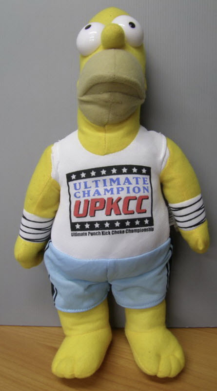โฮมเมอร์ (Homer) ผ้ากำมะหยี่ ขนาด 16 นิ้ว (มือสอง)