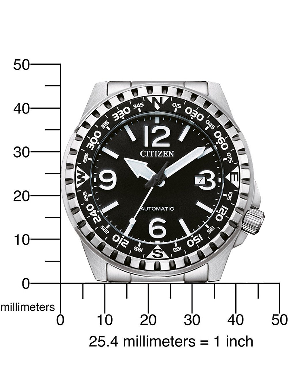 Citizen NJ2190-85E นาฬิกาผู้ชาย Mechanical Automatic 46mm Men's Watch