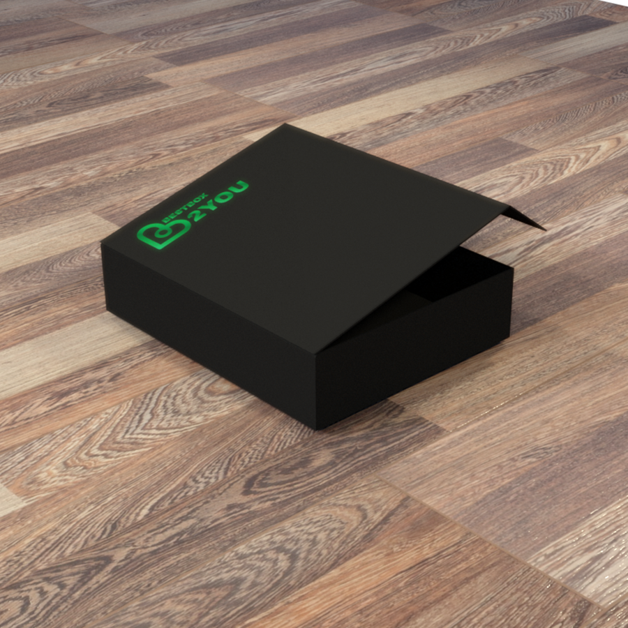 (Pre-order ขั้นต่ำ 100 กล่อง) BD910 กล่องจั่วปัง ทรงฝาเปิดแม่เหล็ก ขนาด 23 x 29 x 6.4 ซม. (ฐานยื่น 0.3 ซม.)