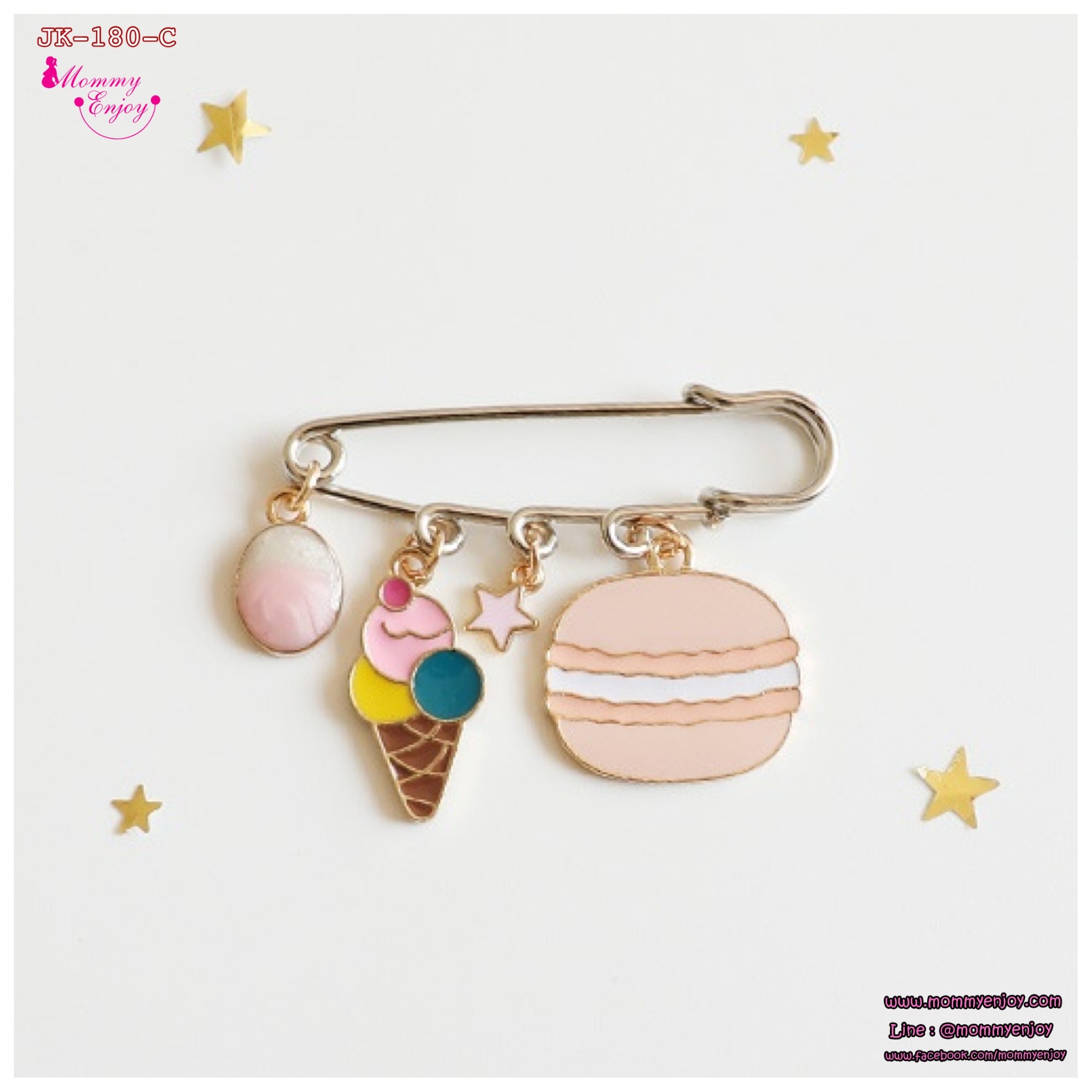 เข็มกลัดติดชุด เข็มกลัดคนท้อง ให้คุณแม่ติดกันได้สารพัด ชุดมาการอง