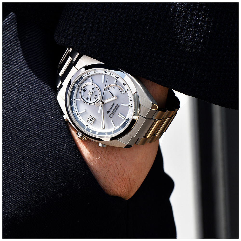 Seiko SBXY009 นาฬิกาผู้ชาย Astron Solar Radio Solar World Time Titanium Made in Japan Men's Watch