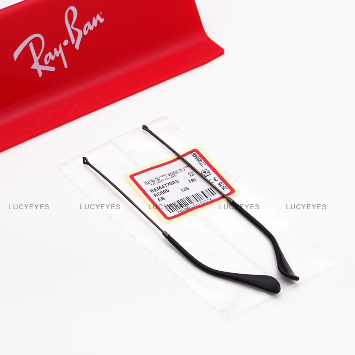 ขาแว่น RAYBAN แท้ 100% RX3447V สี GUNMETAL (เทาดำ)