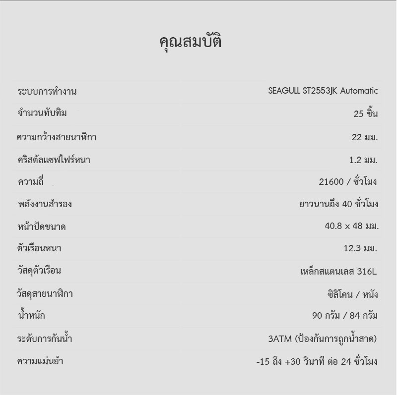 (ประกันศูนย์ไทย 1 ปี) CIGA Design Z Series Automatic Mechanical Watch - นาฬิกาออโตเมติกซิก้า ดีไซน์ รุ่น Z Series