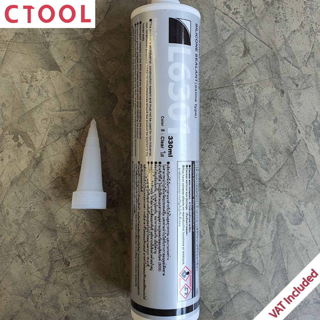 ซิลิโคน กันน้ำ สีใส Sony Dexerials 330ml ของแท้ - Authentic Clear All Purpose Sealant Silicone - ซีทูล Ctool hardware