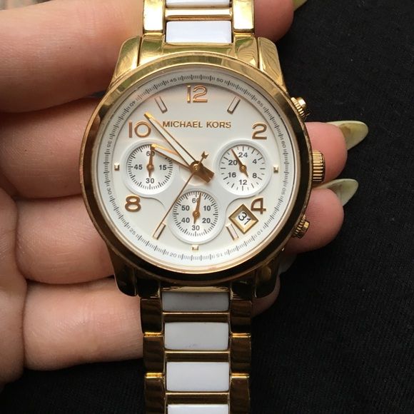 นาฬิกา Michael kors mk5742 gold/white 38 mm watch