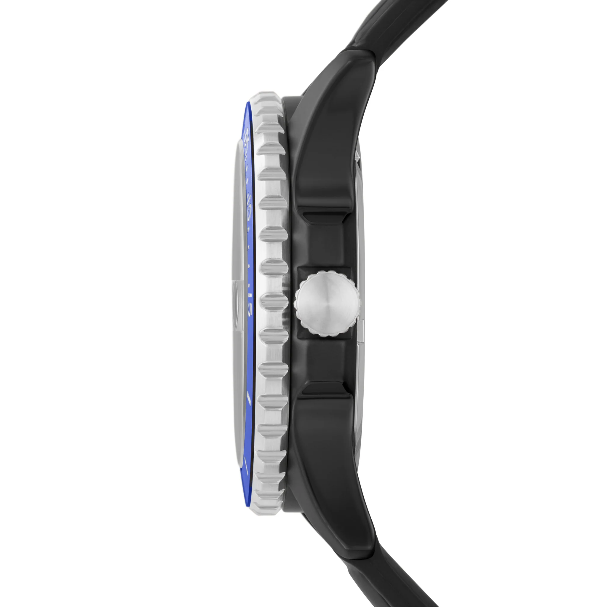 Fossil CE5023 นาฬิกาผู้ชาย FB-01 Three-Hand Date Black Silicone Quartz Men's Watch