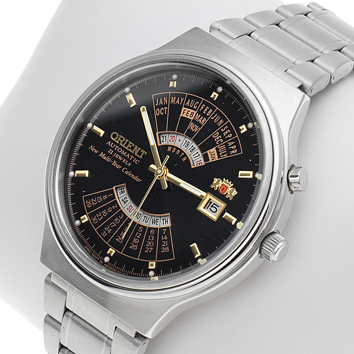 Orient FEU00002BW นาฬิกาผู้ชาย Orient รุ่น FEU00002BW, Automatic 21 Jewels Multi Year Calendar Men's Watch