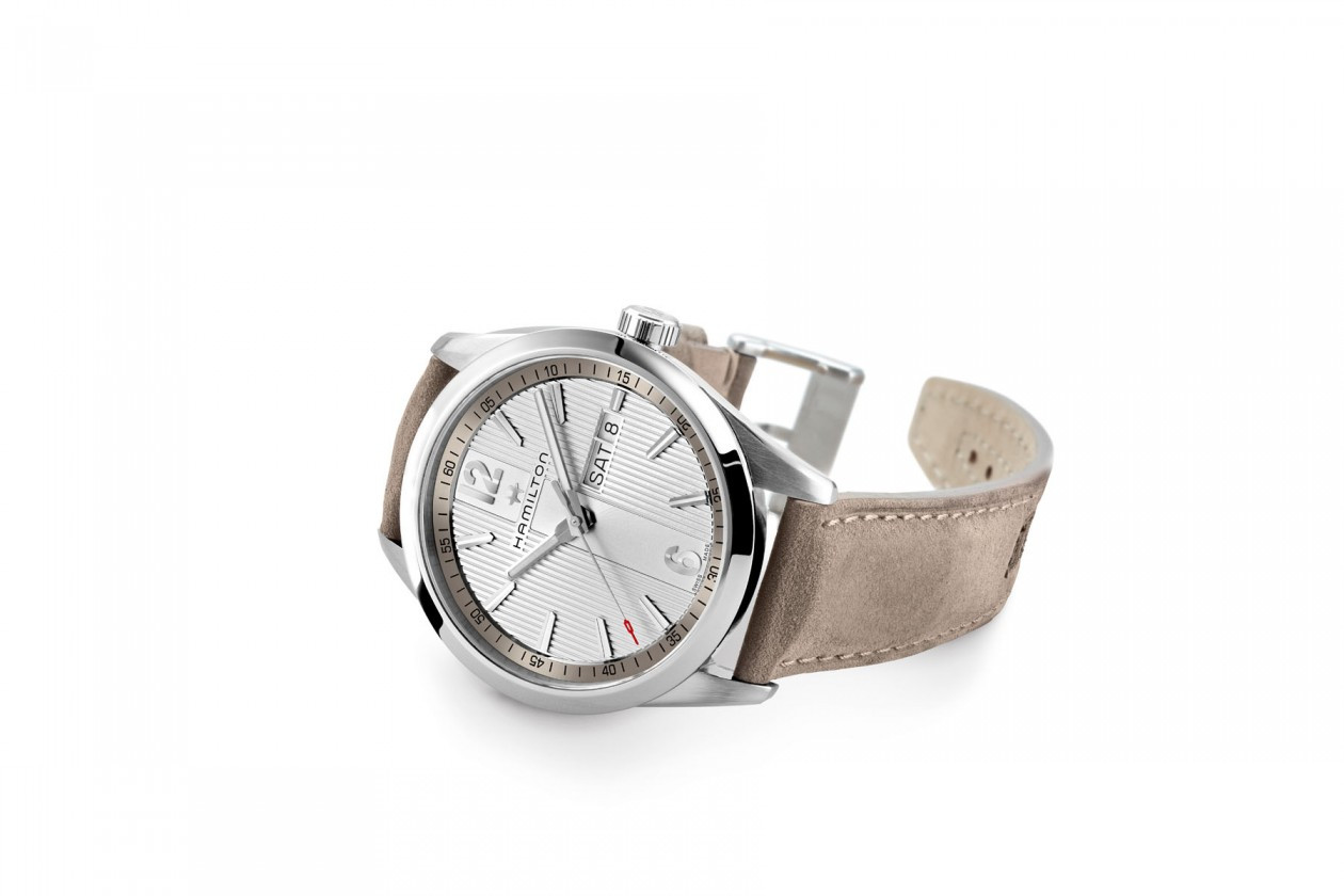 Hamilton H43311915 นาฬิกาผู้ชาย BROADWAY DAY DATE QUARTZ Men's Watch