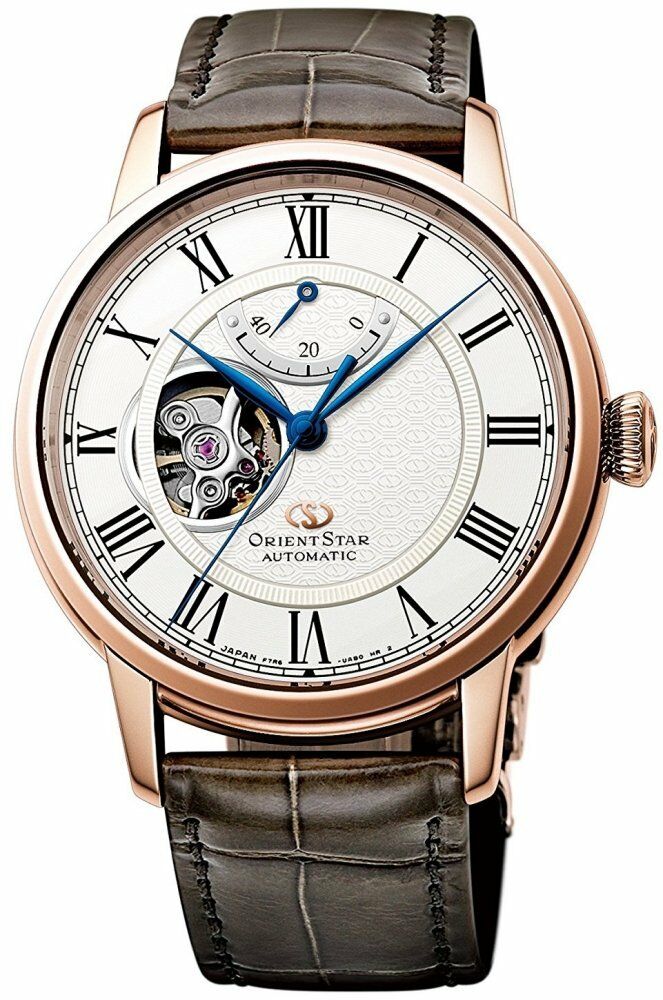 Orient RE-HH0003S นาฬิกาผู้ชาย Orient Star Mechanical Automatic Crocodile Leather Men's Watch