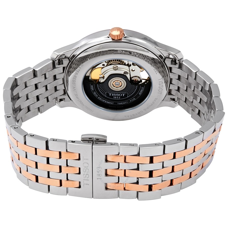 Tissot T063.907.22.038.01 นาฬิกาผู้ชาย Tradition Powermatic 80 Automatic Open Heart Men's Watch