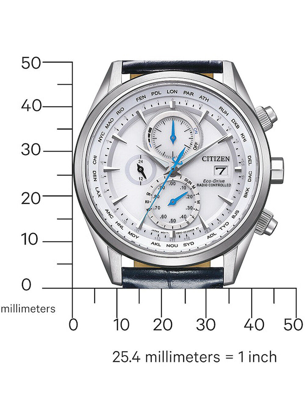 Citizen AT8260-18A นาฬิกาผู้ชาย Radio Controlled Eco-Drive Men's Watch