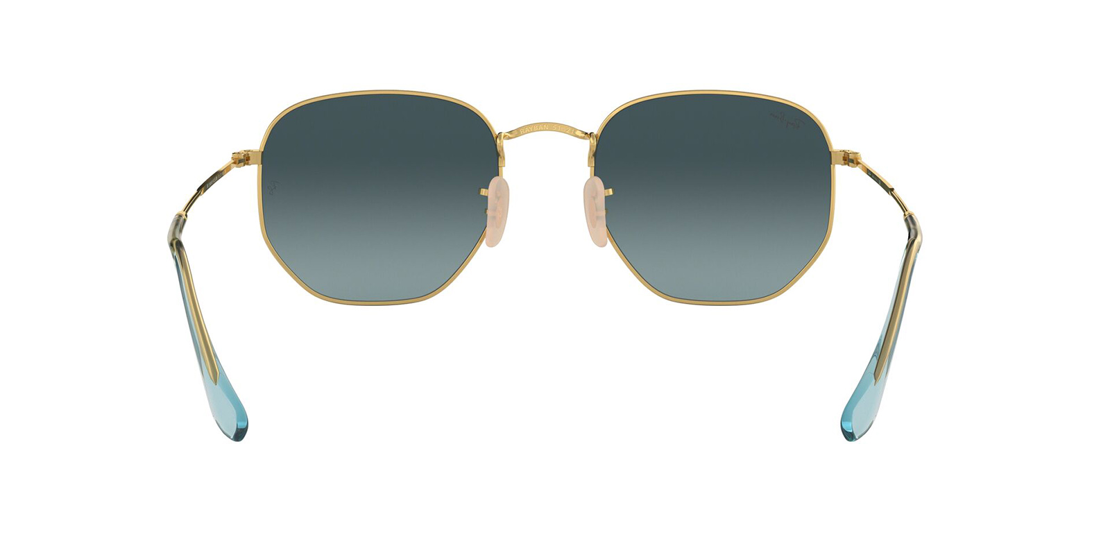 RayBan RB3548N 91233M HEXAGONAL FLAT LENSES