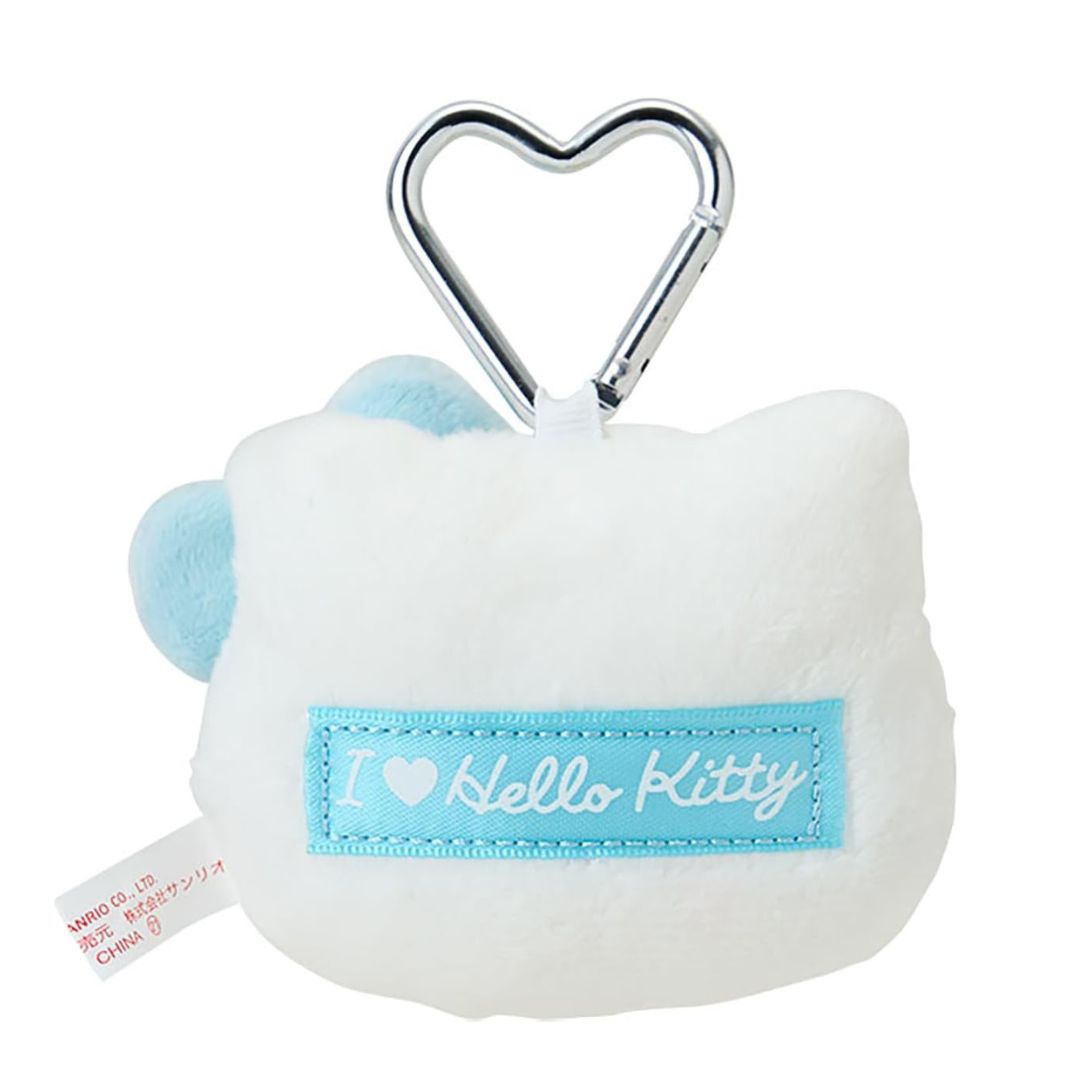 [PRE-ORDER] พวงกุญแจ คิตตี้ ข้อรูปหัวใจ I Love Hello Kitty Face Keychain サンリオ フェイス形マスコットホルダー ハローキティ ブルー 087262