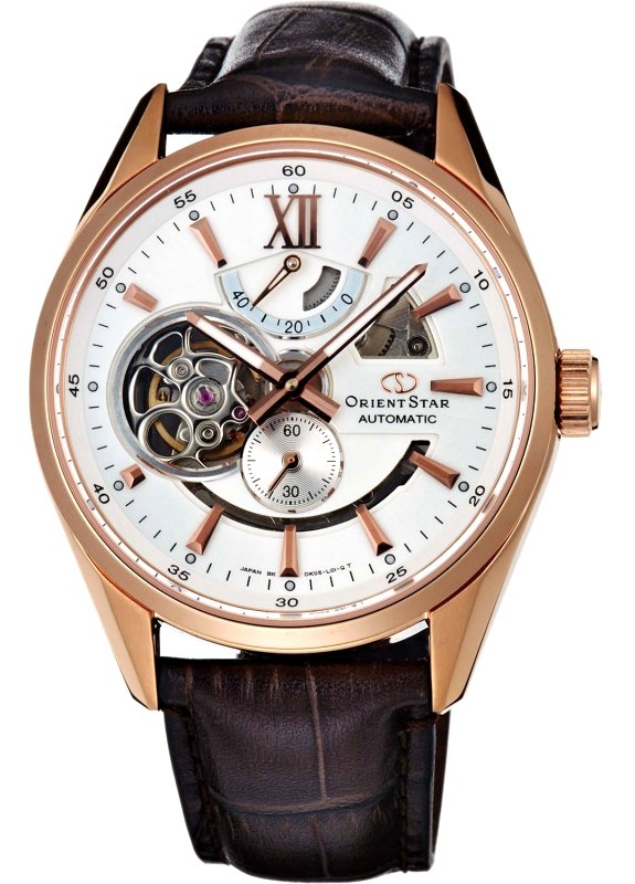 Orient WZ0211DK นาฬิกาผู้ชาย Orient รุ่น WZ0211DK, Orient Star Semi Skeleton Collection Men's Watch