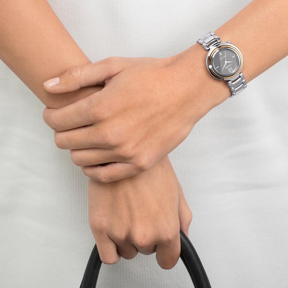 Citizen EM0658-87E นาฬิกาผู้หญิง Eco-Drive Citizen L Women's Watch