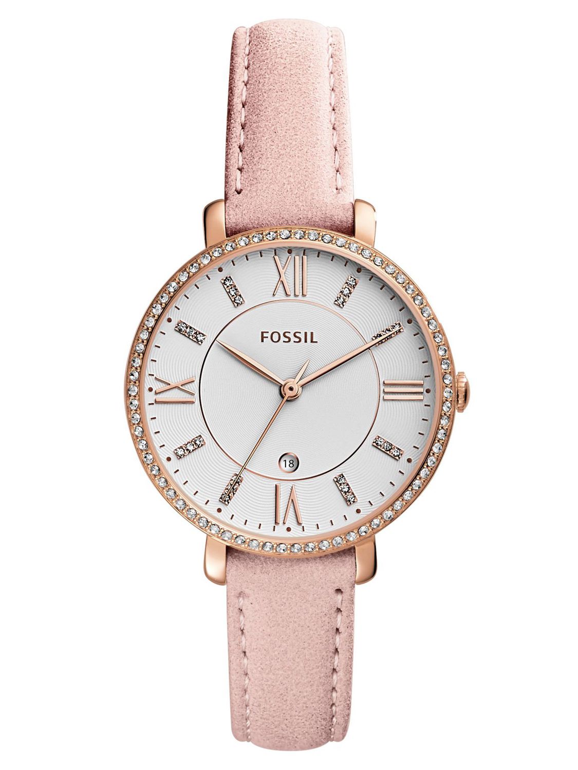 Fossil ES4303 นาฬิกาผู้หญิง Fossil รุ่น ES4303, Jacqueline Quartz Diamond Accent Women's Watch