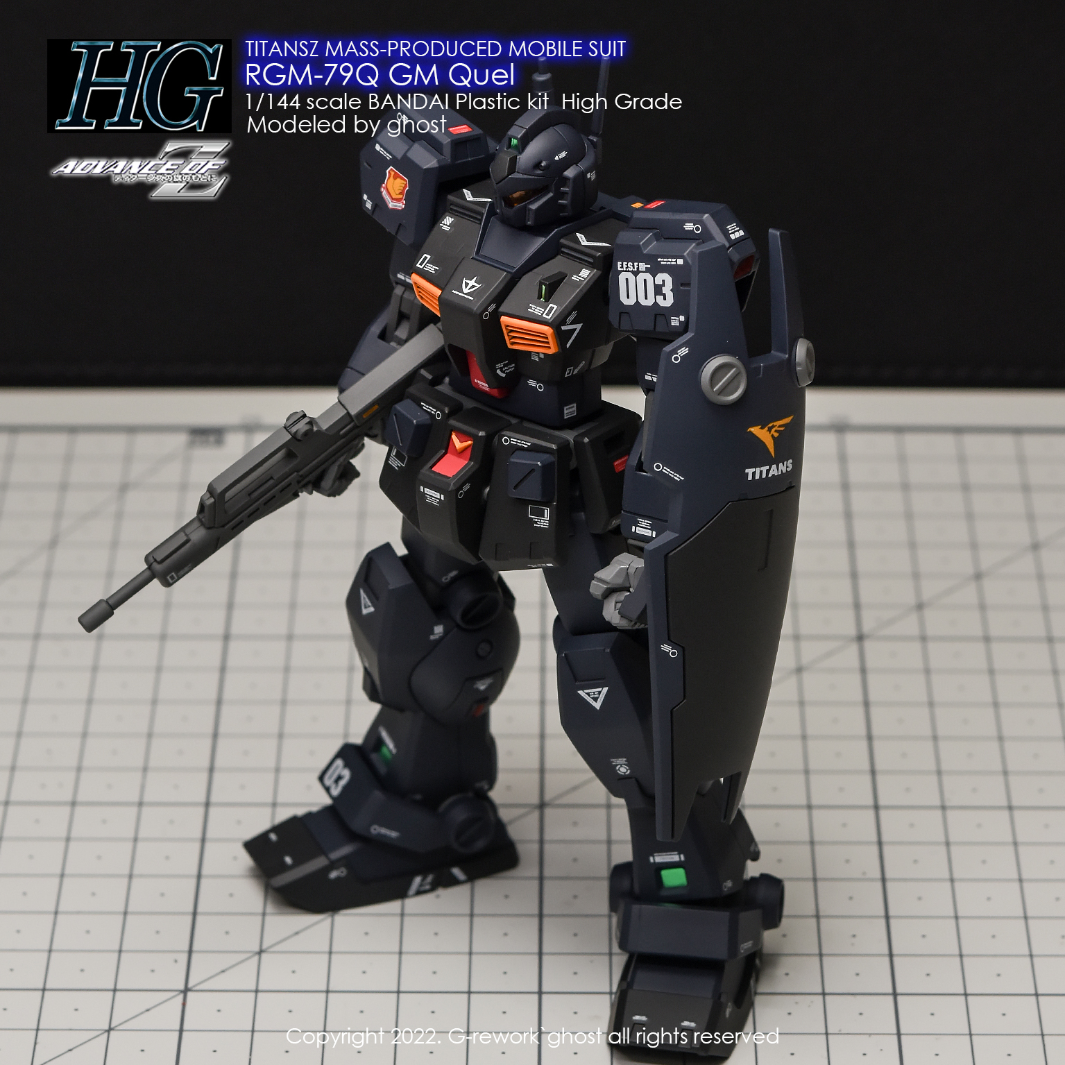 G-REWORK CUSTOM DECAL HG 1/144 RQM-79Q GM QUEL