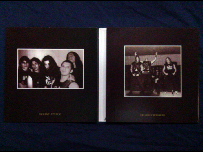 VIOLENT ATTACK/HELLISH CROSSFIRE'Split CD.' Digi-CD