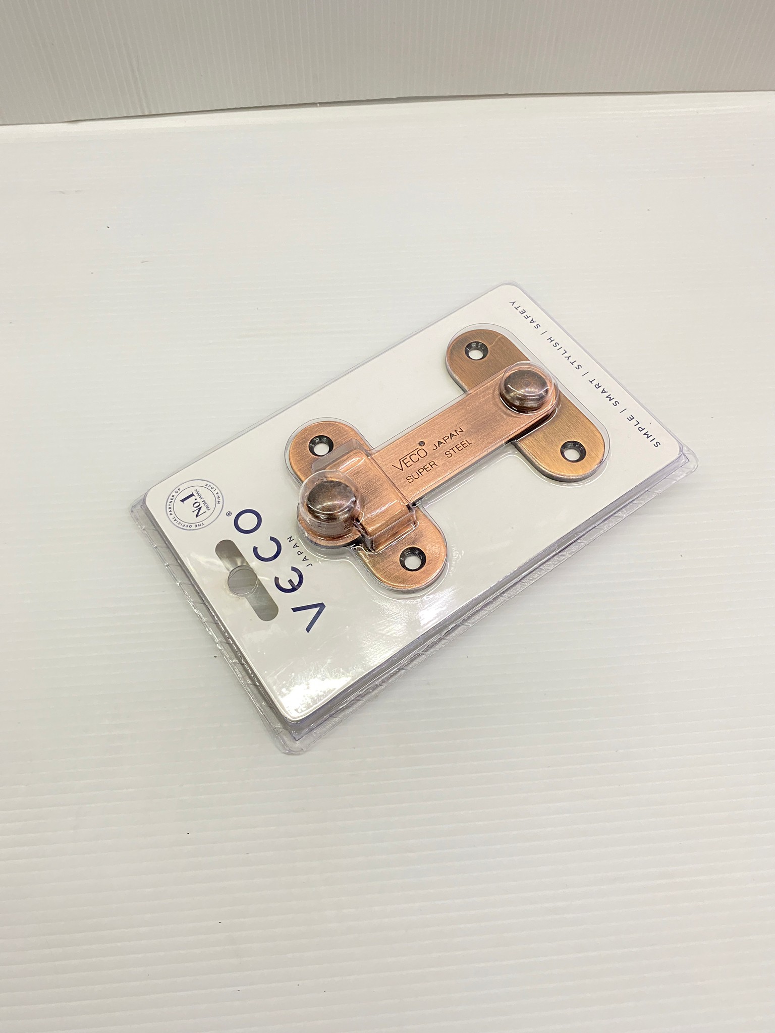 VECO ขอล็อคบานเลื่อน กลอนสับ กลอนตัวล็อค กลอนประตู CBL-75mm./CBL-100mm.