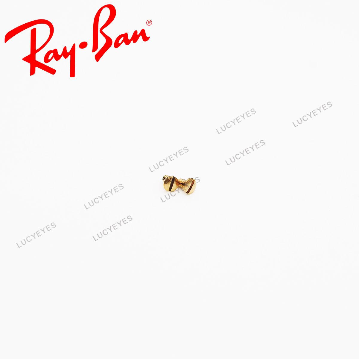 น๊อตแว่น RAYBAN แท้ 100% RB3507, CLUBMASTER ALUMINUM น๊อตยึดกรอบแว่นด้านหลัง สีทอง