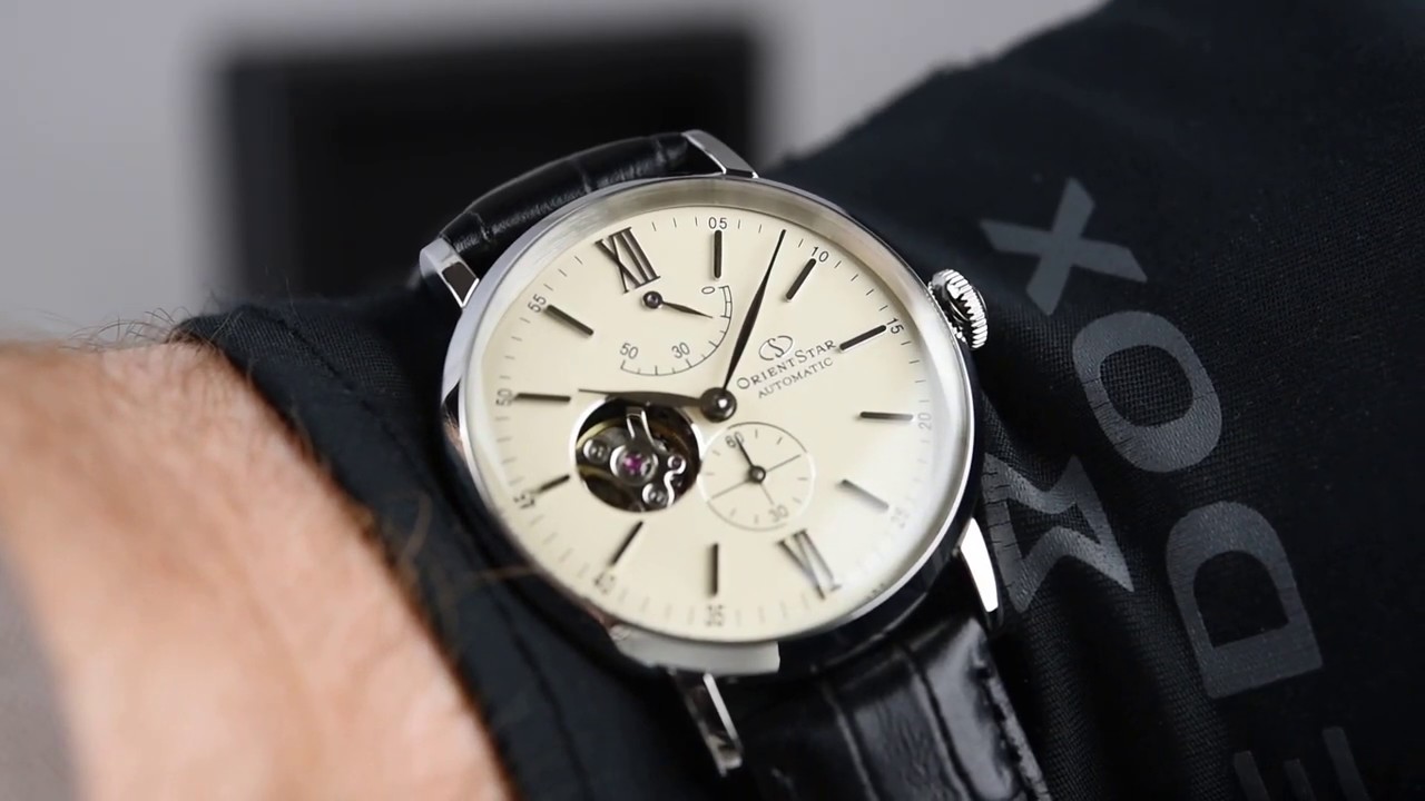 Orient RE-AV0002S00B นาฬิกาผู้ชาย Orient Star Classic Semi Skelton Automatic Men's Watch