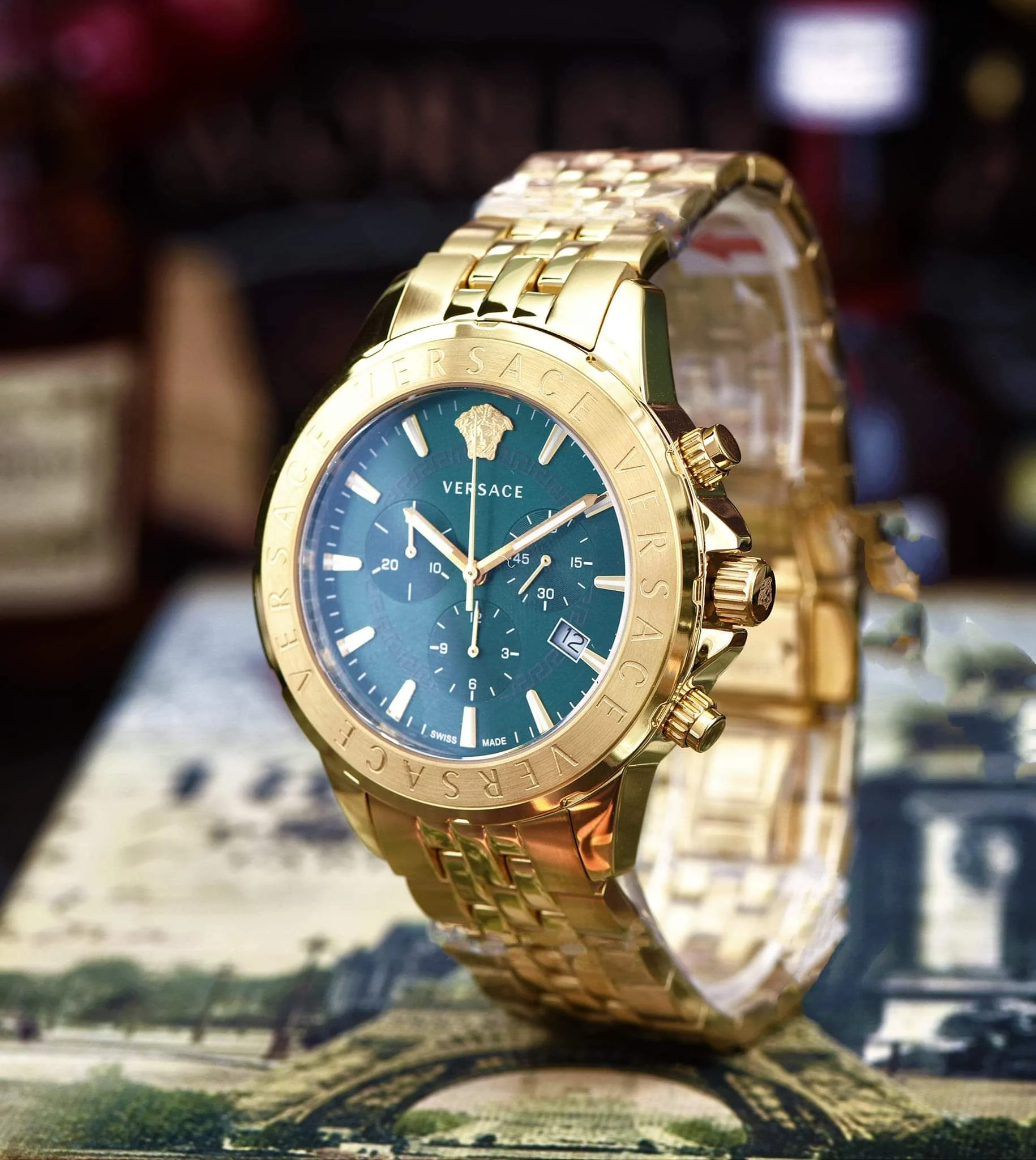 Versace VEV600619 นาฬิกาผู้ชาย Chronograph Quartz Men's Watch