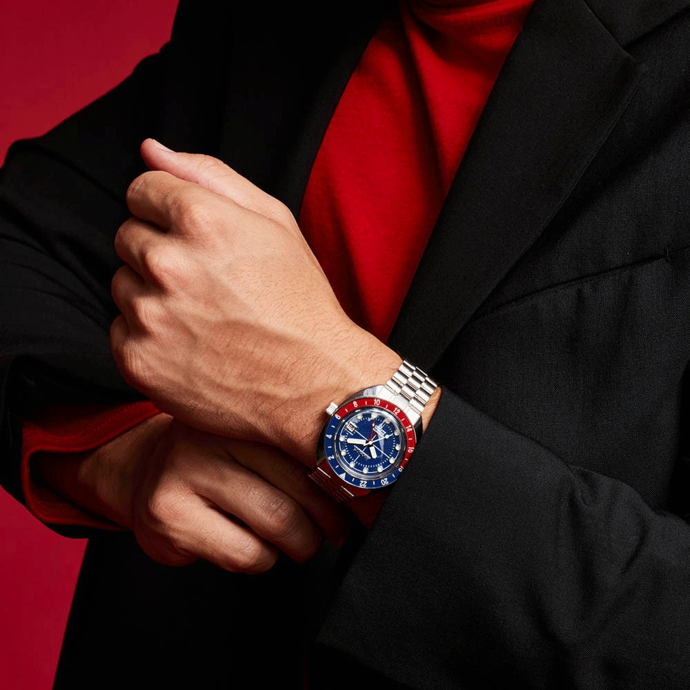 Bulova 96B405 นาฬิาผู้ชาย Automatic Oceanographer GMT Men's Watch