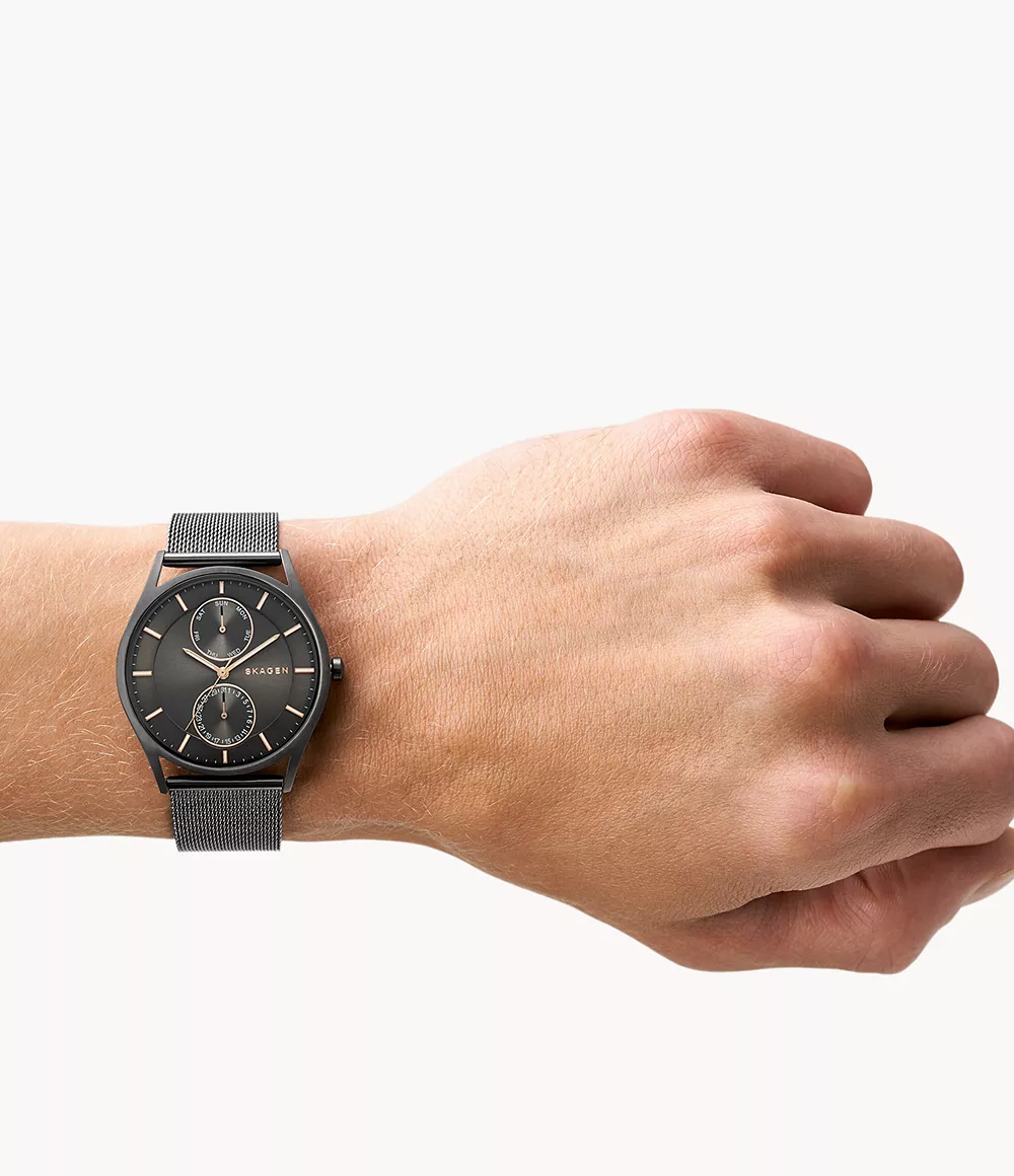 Skagen SKW6180 นาฬิกา Holst Multifunction Mesh Quartz Watch