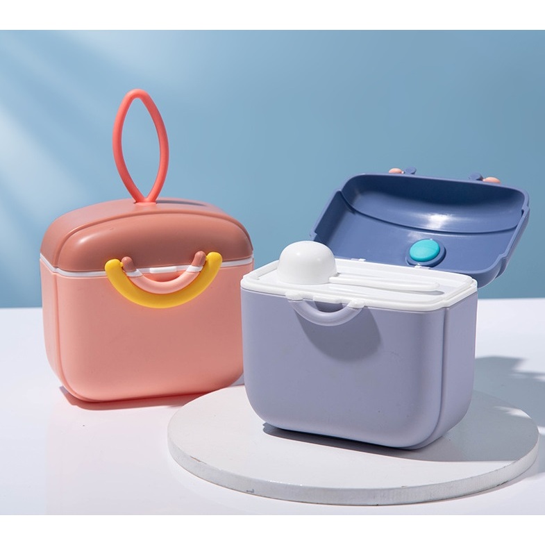 กล่องใส่นมผงแบบพกพา มีหูแขวน