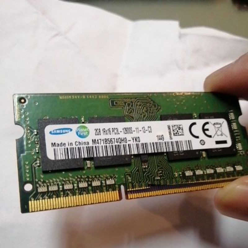 ram ddr3L samsung 2gb 1Rx16 PC3L - 12800S