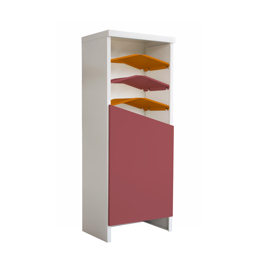 ตู้รองเท้าบานเปิดkiosk