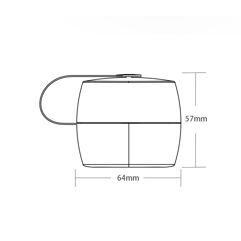 กล่องเก็บจุกนมรุ่นปากกว้าง จุกหลอกแบบพกพา มีฝาปิด มีหูหิ้ว กล่องเก็บยางกัด