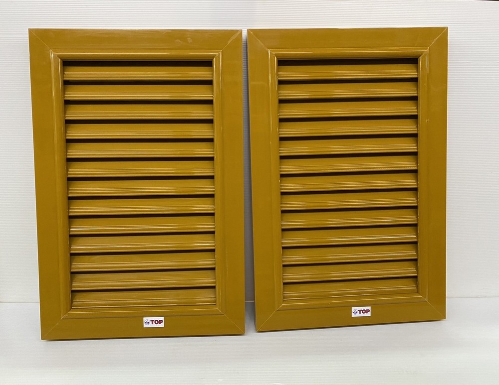 จั่วระบายอากาศ เกล็ดจั่ว จั่วช่องลม PVC แนวตั้ง ขนาด 40x60 ซม. (1คู่) รุ่น GA-A TOP ของแท้ 100%
