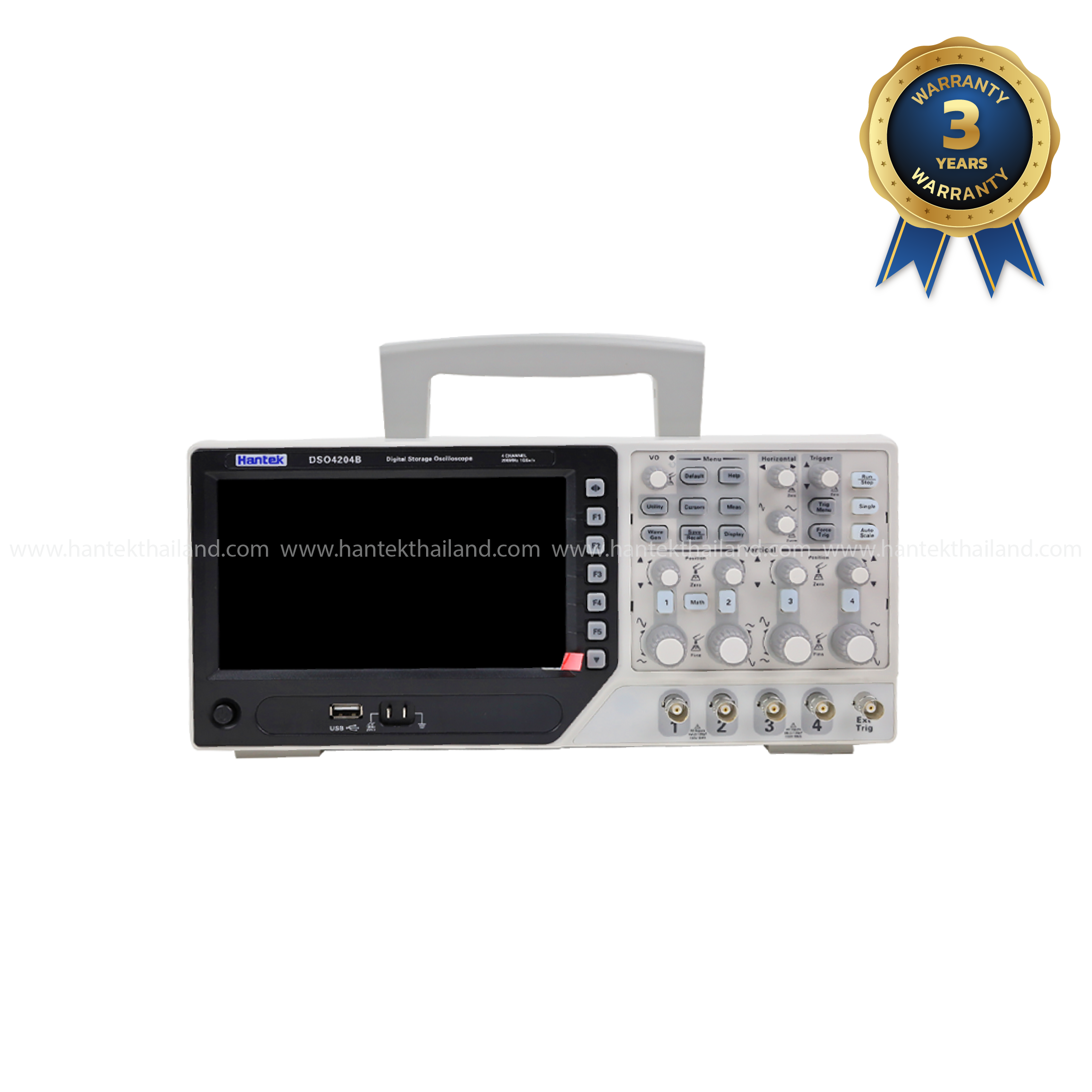 Hantek DSO4204B ออสซิลโลสโคปแบบตั้งโต๊ะขนาด 200 MHz 4 ช่อง
