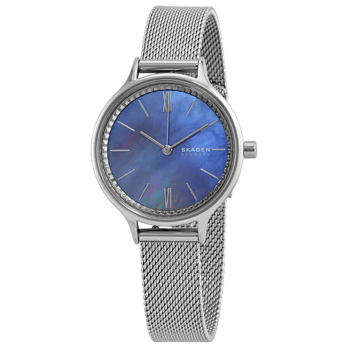 Skagen SKW2862 นาฬิกาผู้หญิง Anita Blue Mother Of Pearl Quartz Women's Watch
