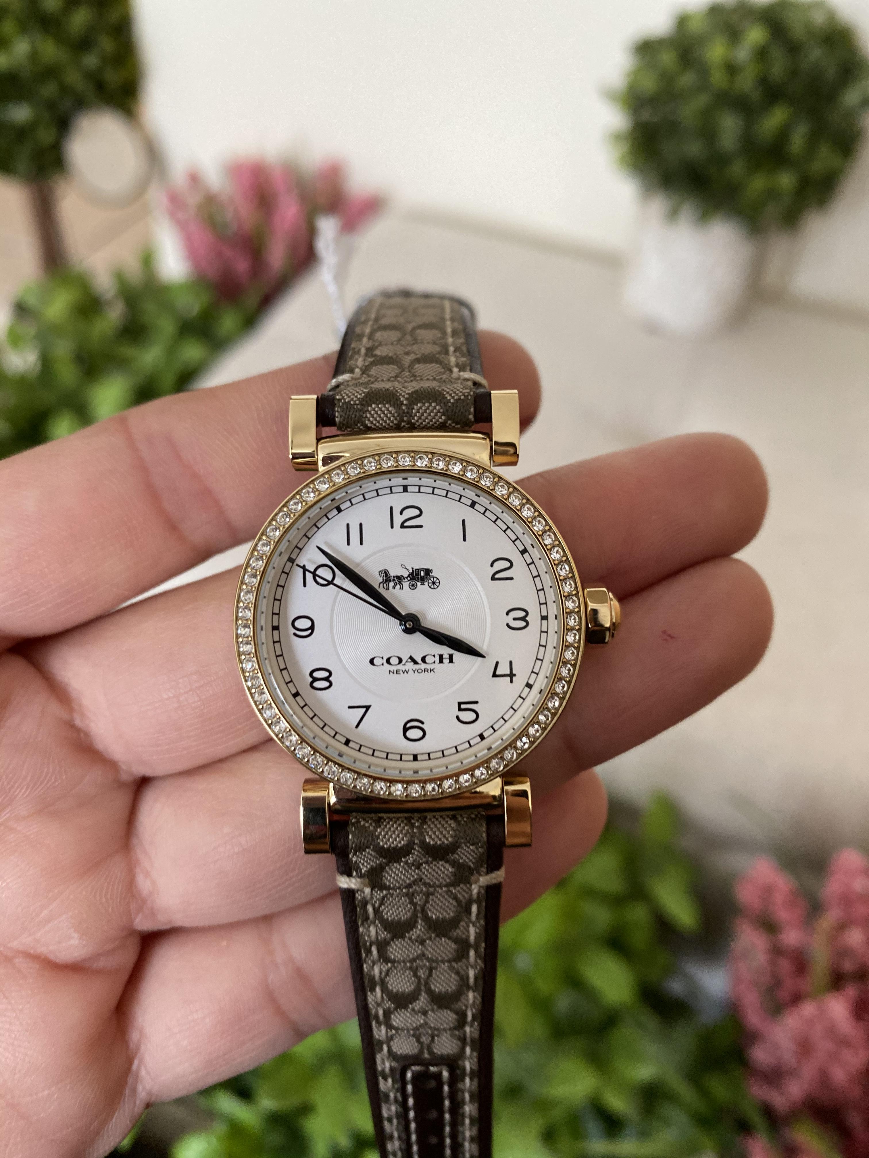 นาฬิกา Coach madison 14503397 signature strap