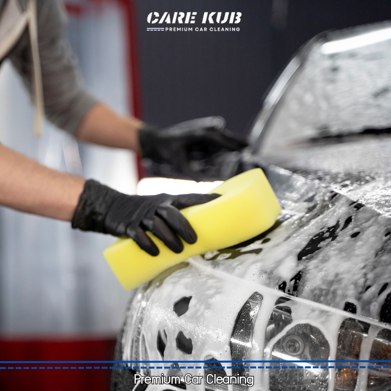 CARE KUB แชมพูล้างรถสูตร ผสมแวกซ์ แบบเข้มข้น ล้างง่ายเพิ่มความเงา กลิ่นสตรอว์เบอร์รี