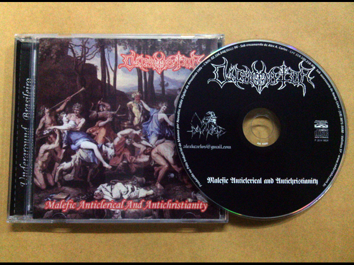 DIFAMATOR'Malefic Anticlerical And Antichristianity' CD