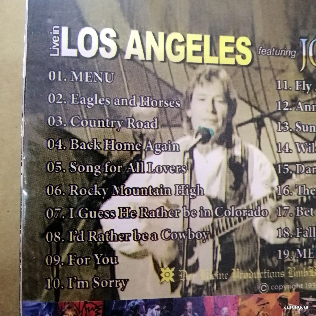 vcd john denver live in los angeles feat. eagles and horses country road