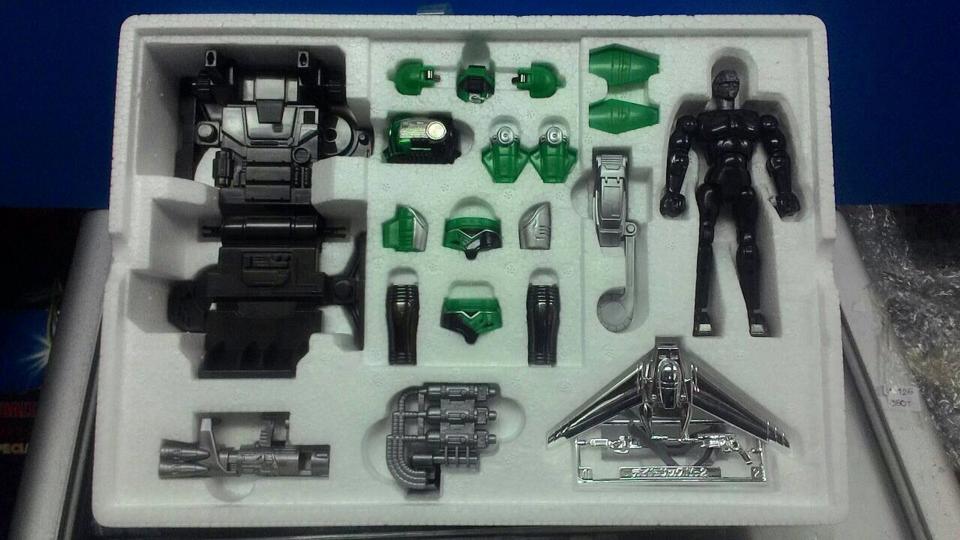 1990 Bandai Action Figure Winspector (Set 3 Box)