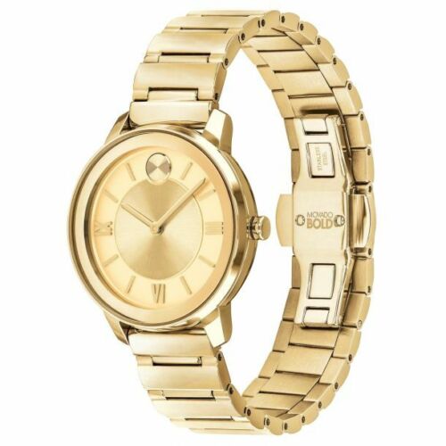 Movado 3600591 นาฬิกาผู้หญิง Bold Gold Quartz Women's Watch