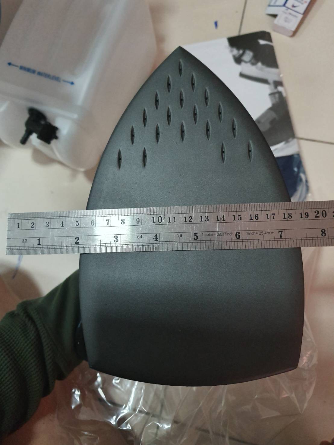 เตารีดไอน้ำSilverStar พร้อม!!หน้ากากเตารีด ES-94AL (หน้าใหญ่)