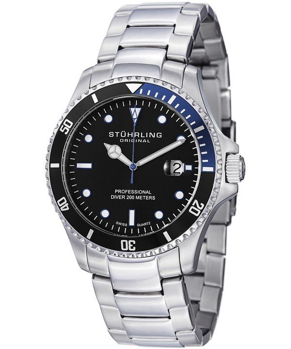 Stuhrling Original 326B.331151 นาฬิกาผู้ชาย Stuhrling Original รุ่น 326B.331151, Regatta Elite Quartz Divers 200M Men's Watch