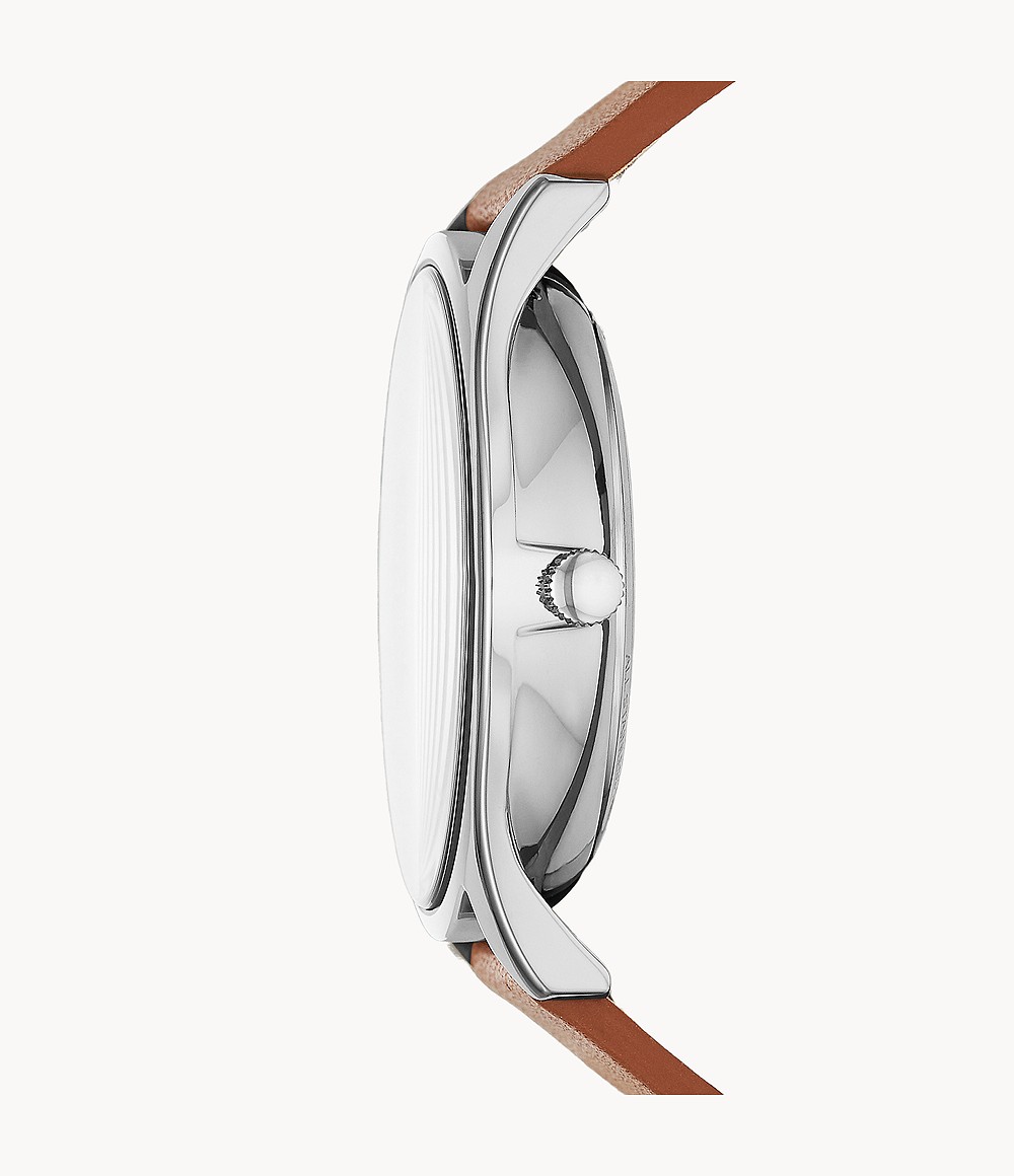 Skagen SKW6613 นาฬิกาผู้ชาย Holst Automatic Medium Brown Leather Men's Watch